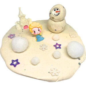 Snow Queen Play Dough Jar