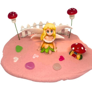 Pink Fairy Play Dough Jar