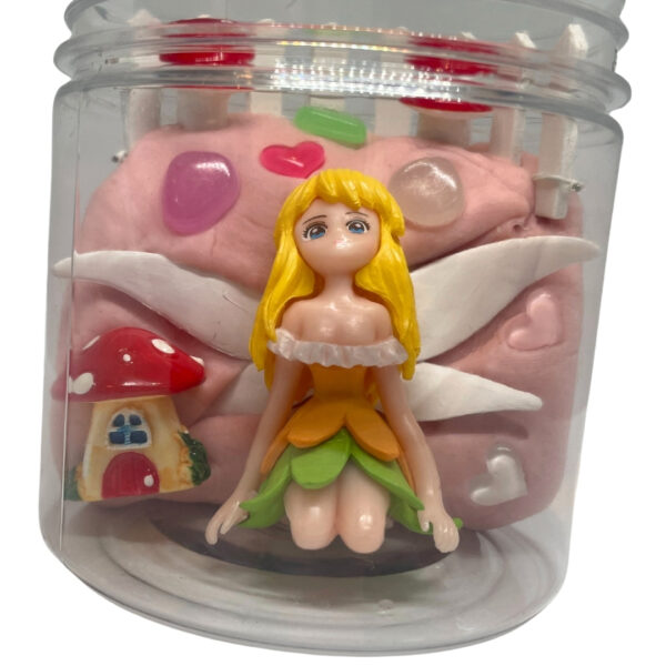 Pink Fairy Play Dough Jar