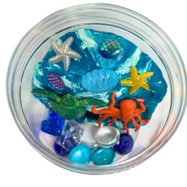 Ocean Animals Play Dough Jar