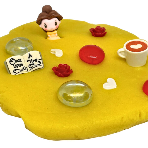 Yellow Princess Play Dough Jar