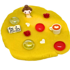 Yellow Princess Play Dough Jar