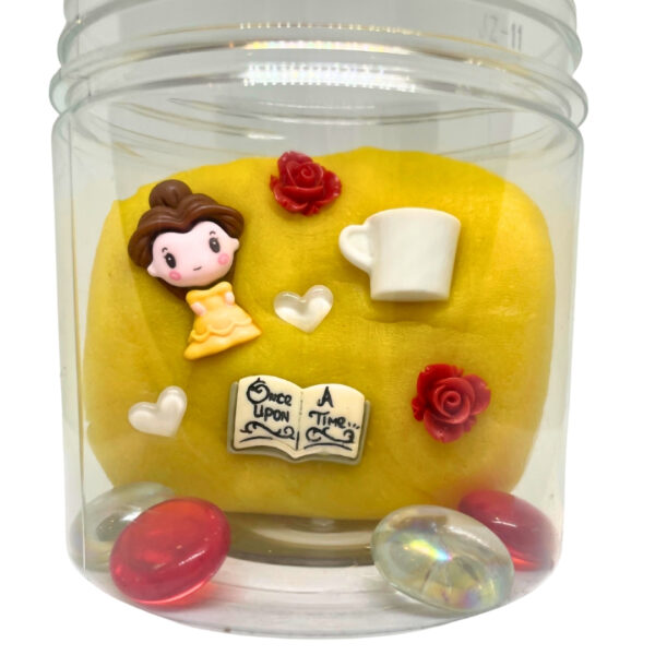 Yellow Princess Play Dough Jar