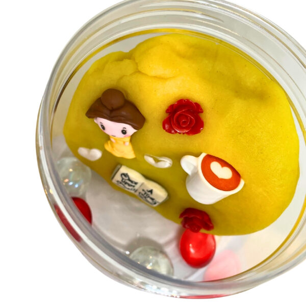 Yellow Princess Play Dough Jar