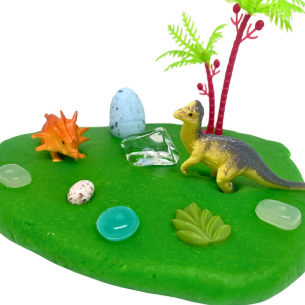 Dinosaur Play Dough Jar
