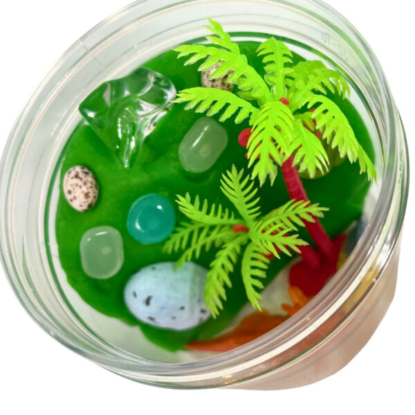 Dinosaur Play Dough Jar