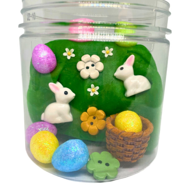 Easter Egg Hunt Play Dough Jar