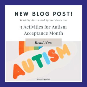 5 Activities for Autism Acceptance Month