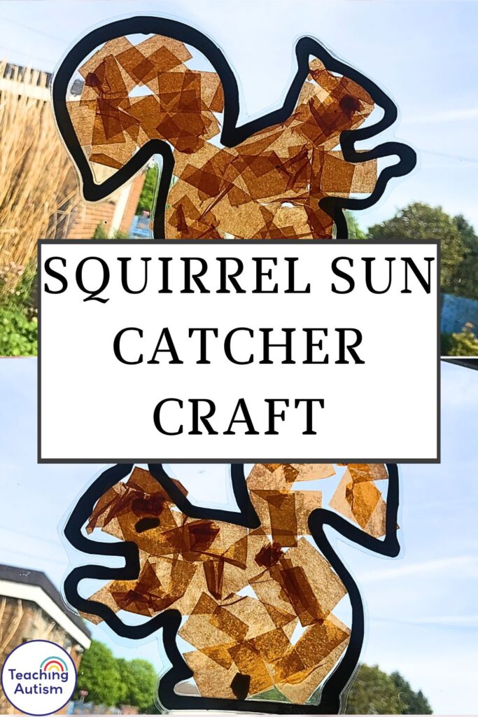 Squirrel Sun Catcher Craft