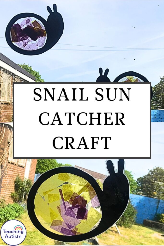 Snail Sun Catcher Craft