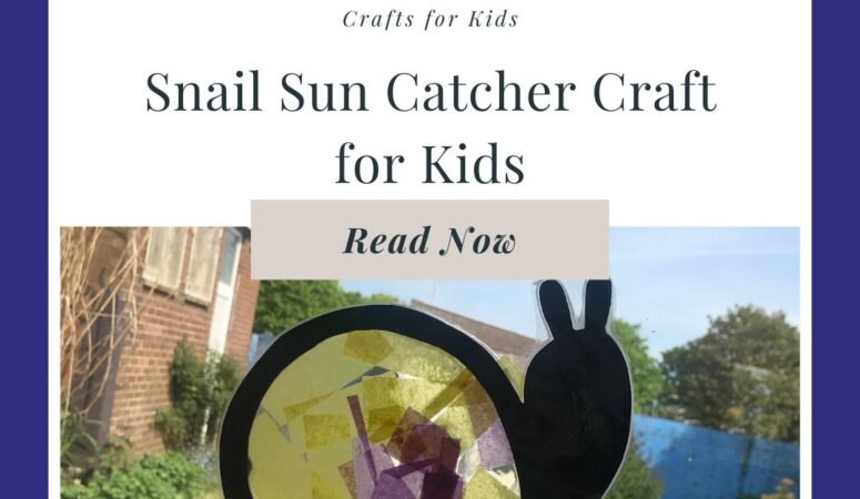 Snail Sun Catcher Craft for Kids