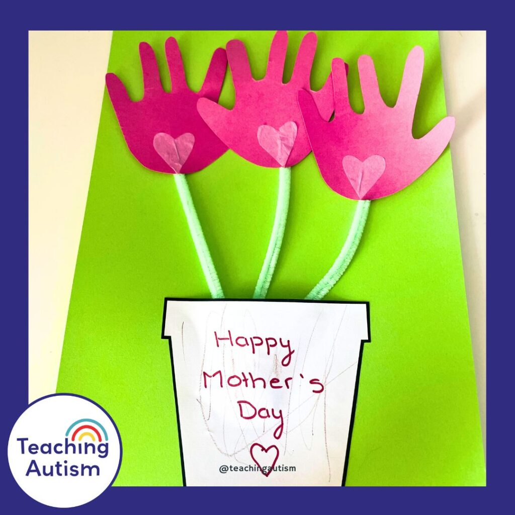 Mother's Day Handprint Flower Craft