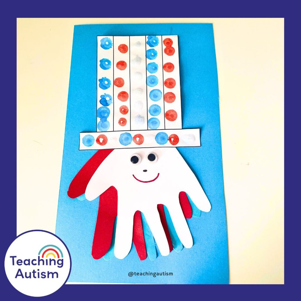 Patriotic Handprint Craft for Kids