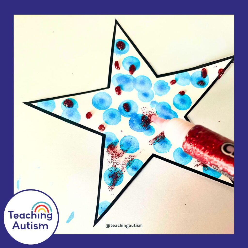 Patriotic Wand Memorial Day Craft for Kids