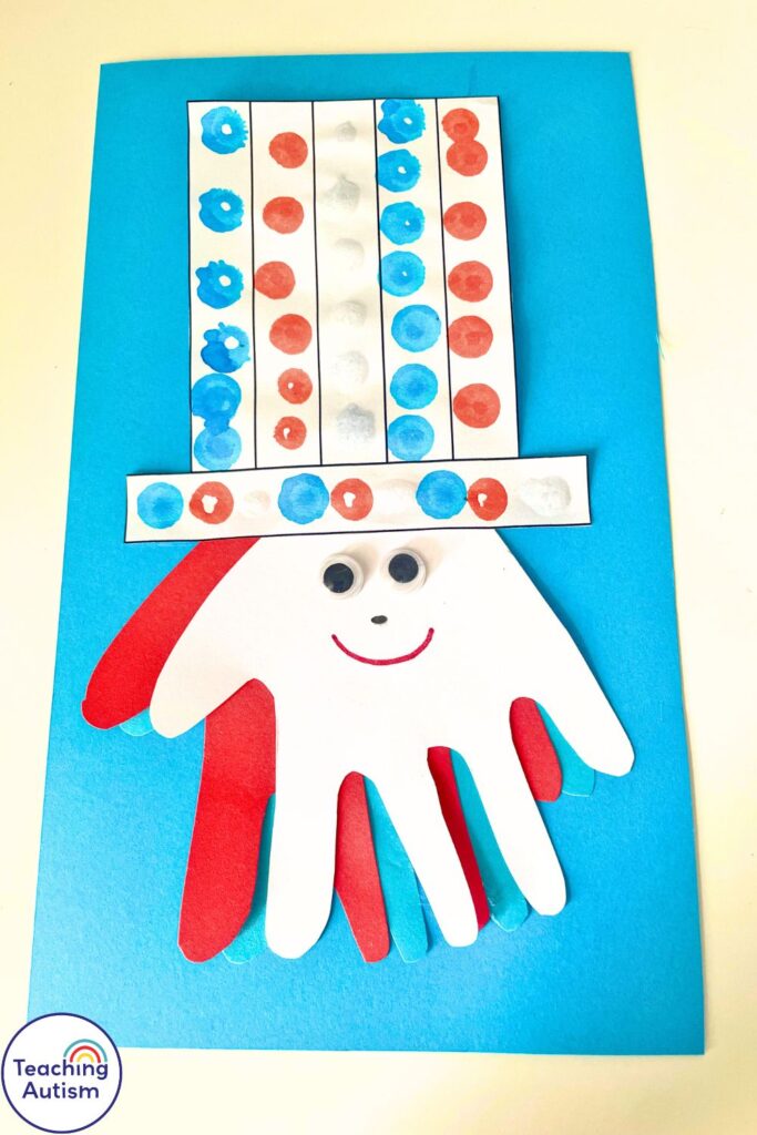 Patriotic Handprint Craft for Kids