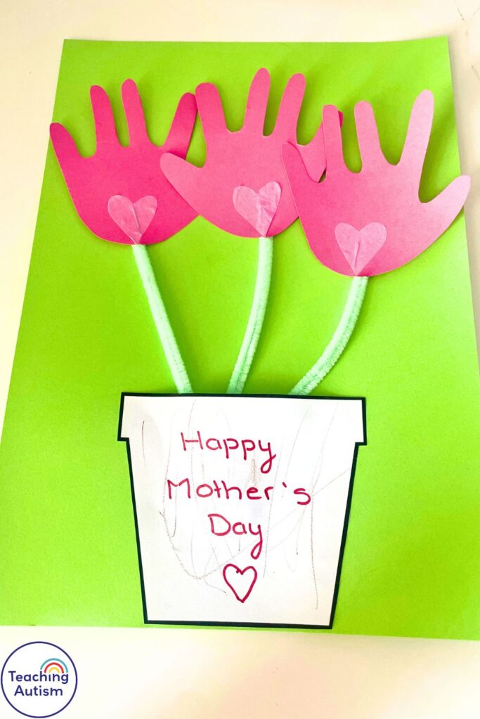 Mother's Day Handprint Flower Craft