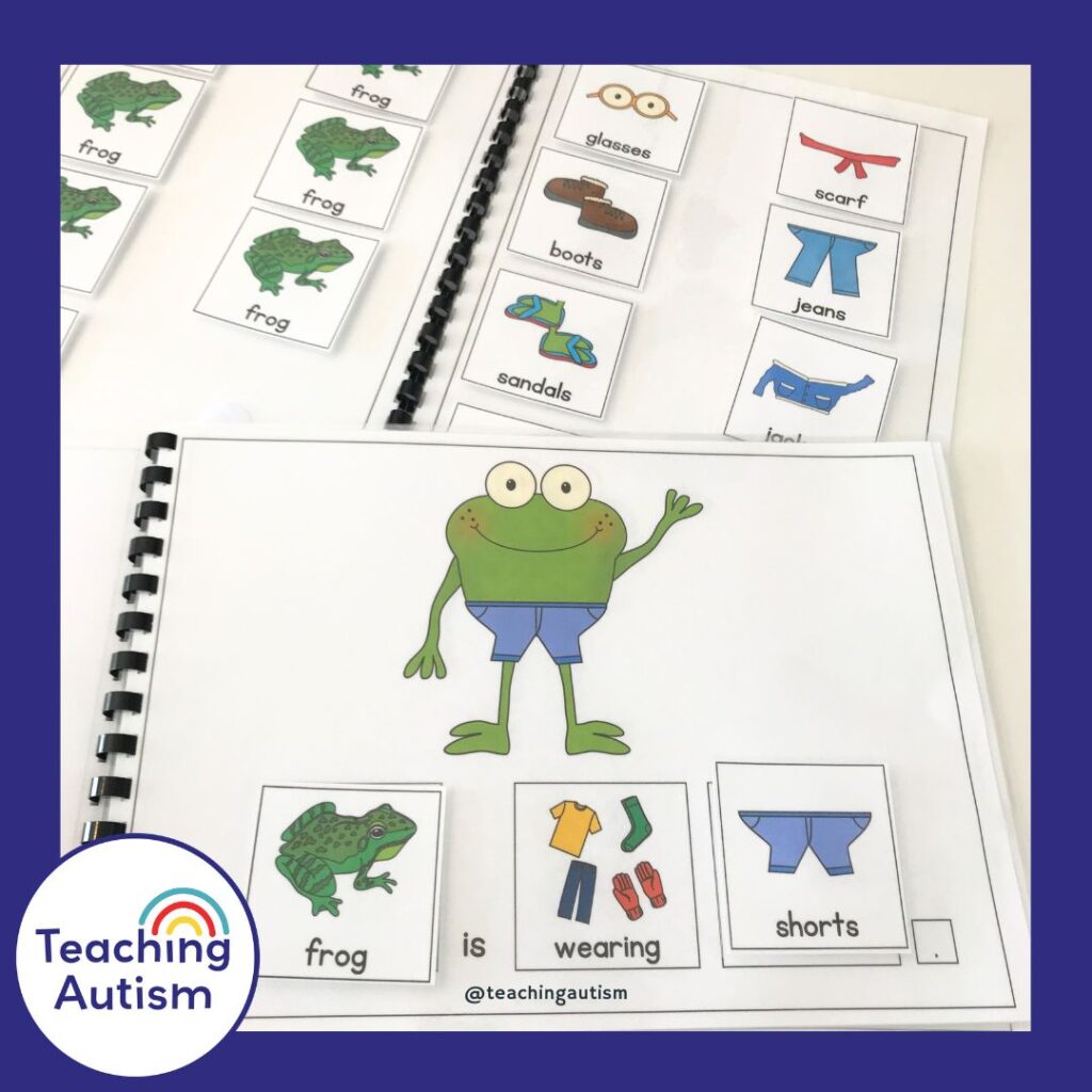 Frog Adapted Books for Special Education