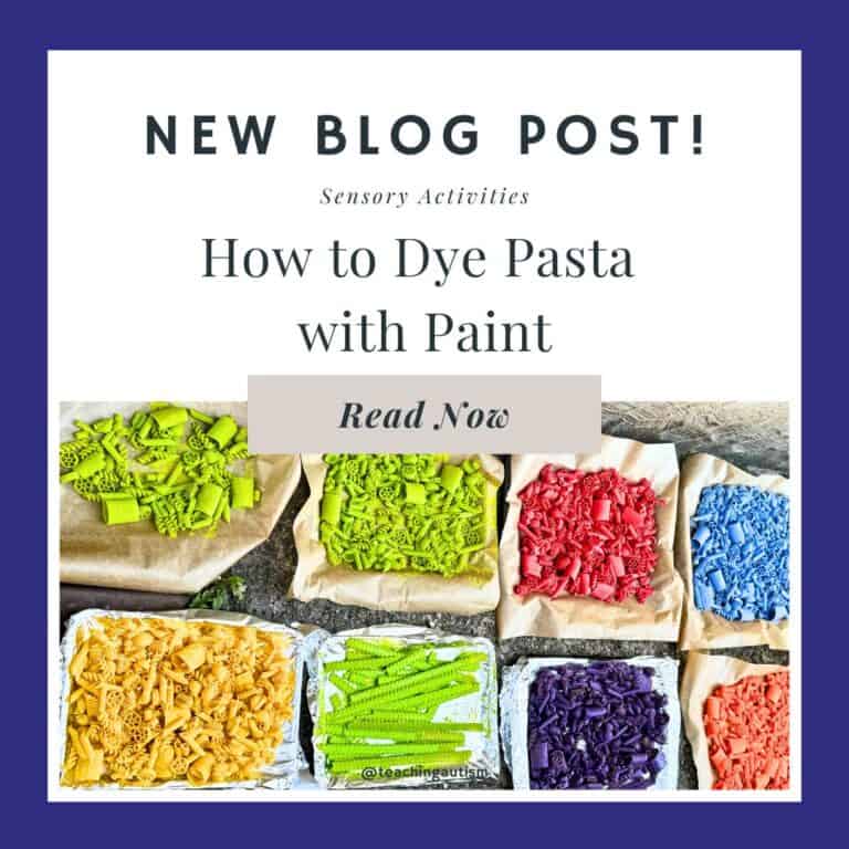 How to Dye Pasta with Paint