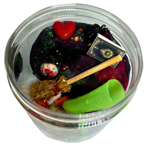 Witch's Cauldron Play Dough Jar