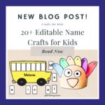 Editable Name Crafts for Kids