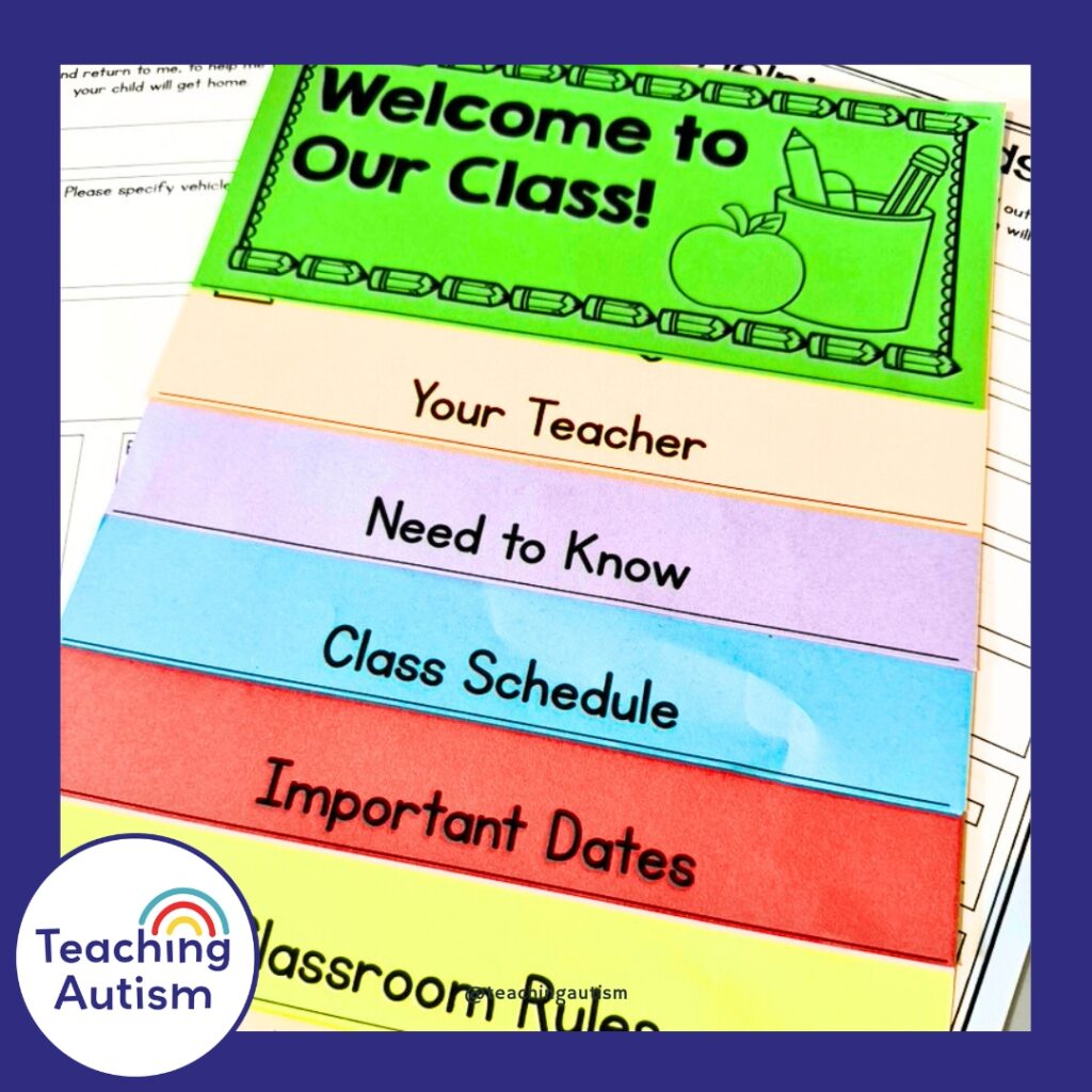 Back to School Class Information Booklet