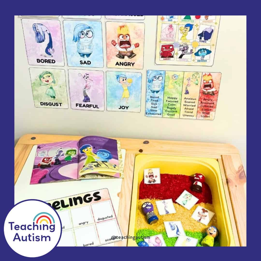 Feelings and Emotions Sensory Bin - Teaching Autism