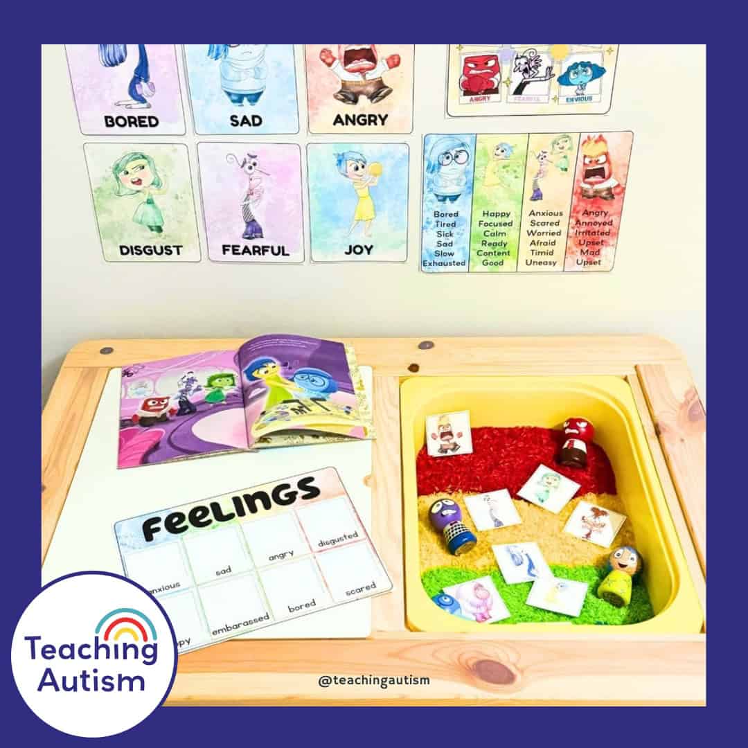 Feelings and Emotions Sensory Bin - Teaching Autism
