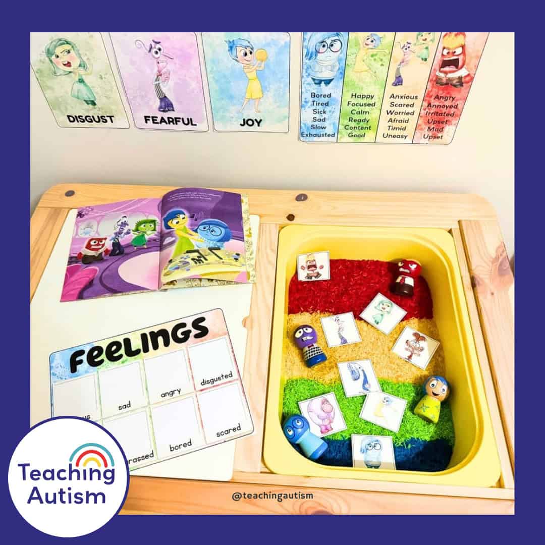 Feelings and Emotions Sensory Bin - Teaching Autism