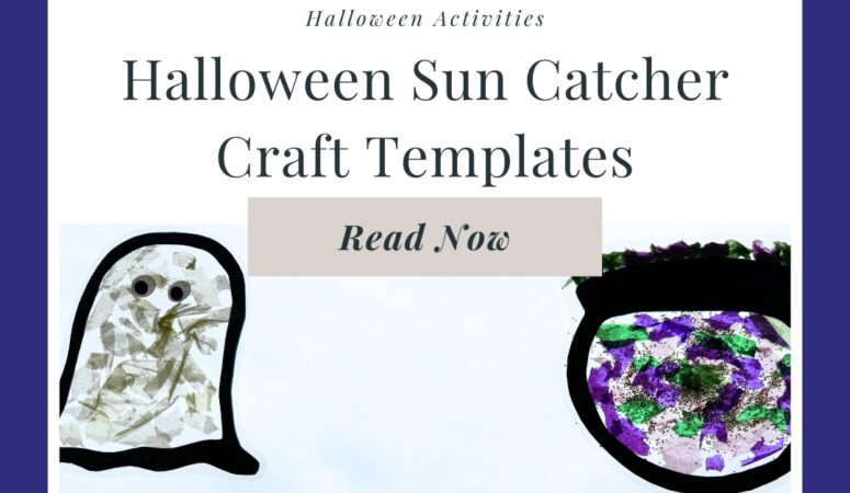 Free Halloween Sun Catcher Crafts for Kids