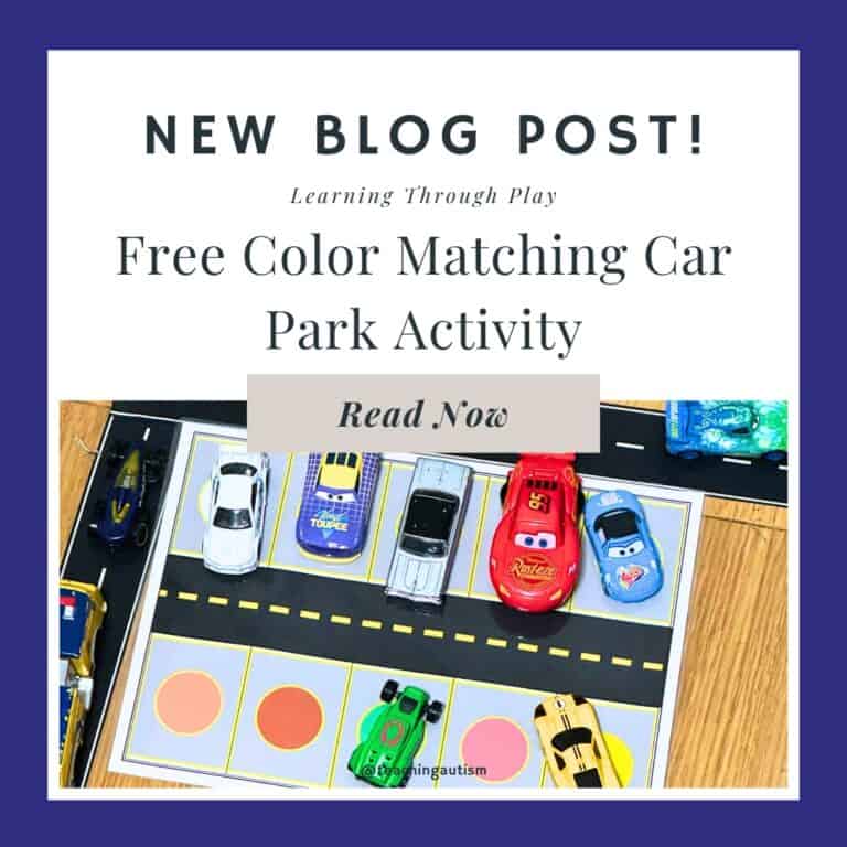 Free Car Park Color Matching Activity