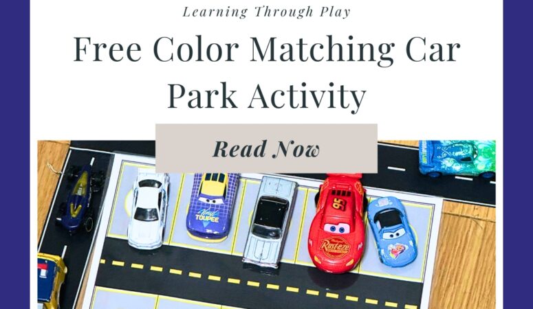 Free Car Park Color Matching Activity