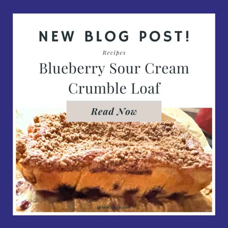 Blueberry Sour Cream Crumble Loaf Recipe