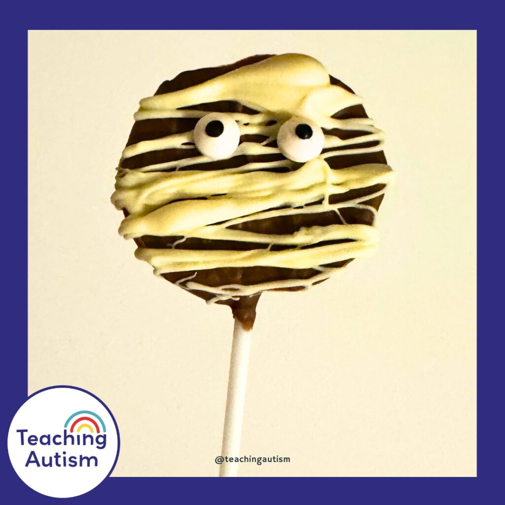 Mummy Lollipop No-Bake Halloween Treats