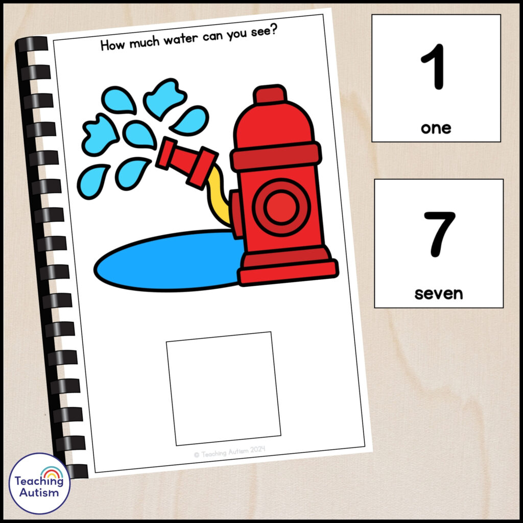 Free Fire Safety Counting Adapted Books