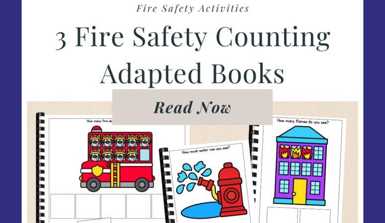 Free Fire Safety Counting Adapted Books