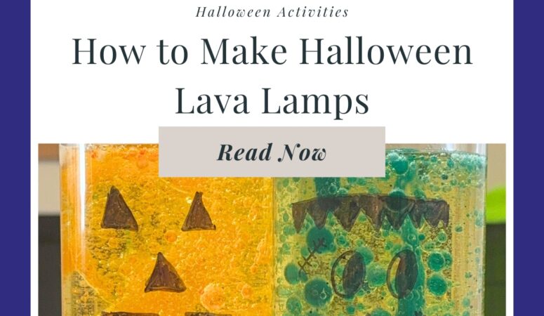 How to Make Halloween Lava Lamps