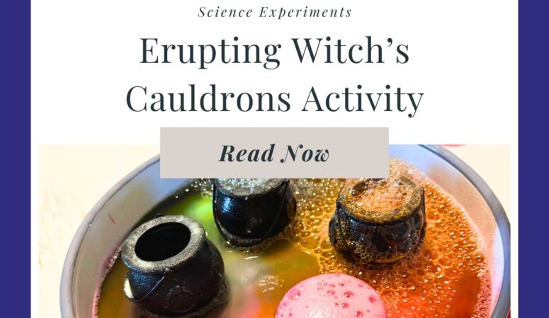 Fizzing Cauldrons Science Experiment for Kids