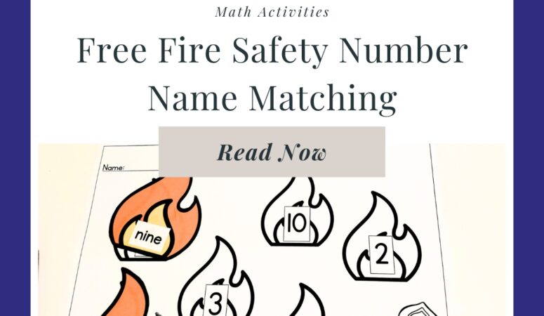 Free Fire Safety Math Activity