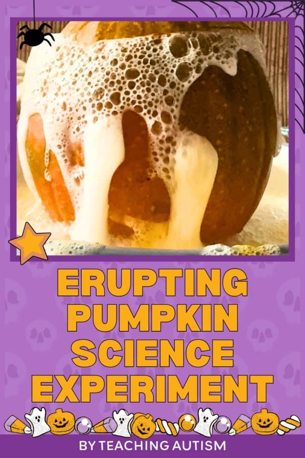 Erupting Pumpkin Science Experiment for Kids - Teaching Autism