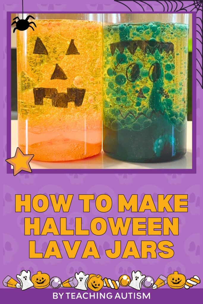 How to Make Halloween Lava Lamps