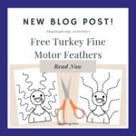 Free Turkey Fine Motor Activity