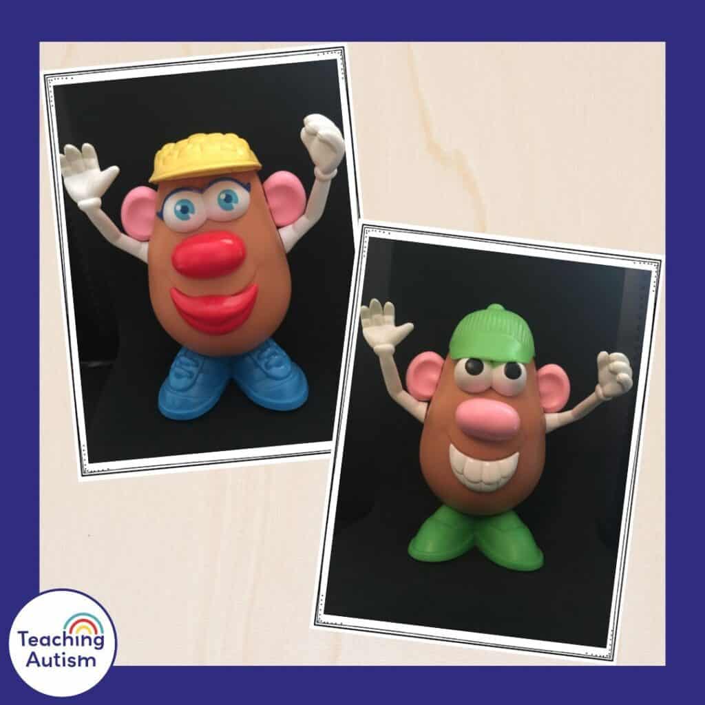 Free Mr and Mrs Potato Head Sequencing Activity Cards