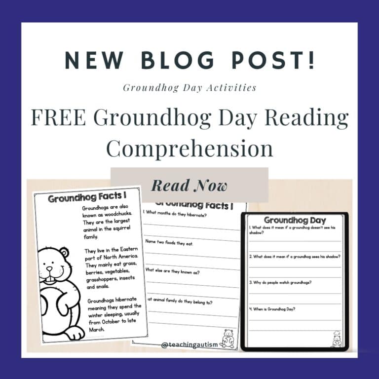 Free Groundhog Day Reading Comprehension