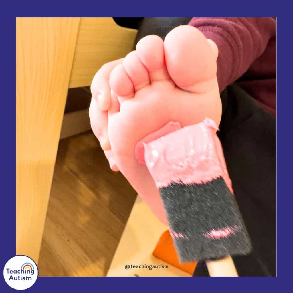 Easter Bunny Footprint Craft with Free Template