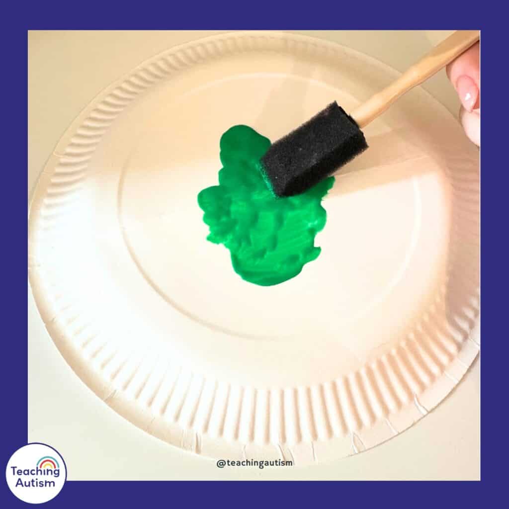 Easter Bunny Footprint Craft with Free Template