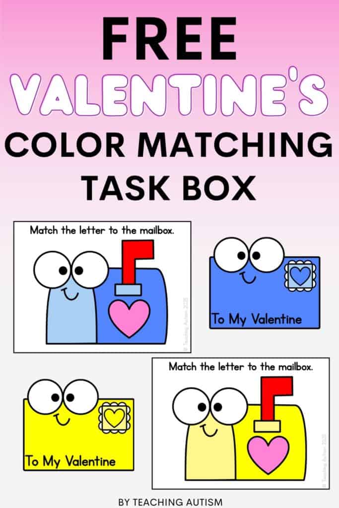 Free Valentine's Day Color Matching