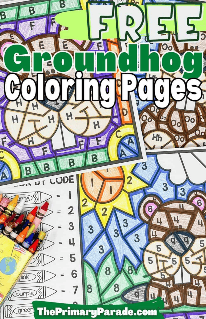 Groundhog Day Coloring Pages