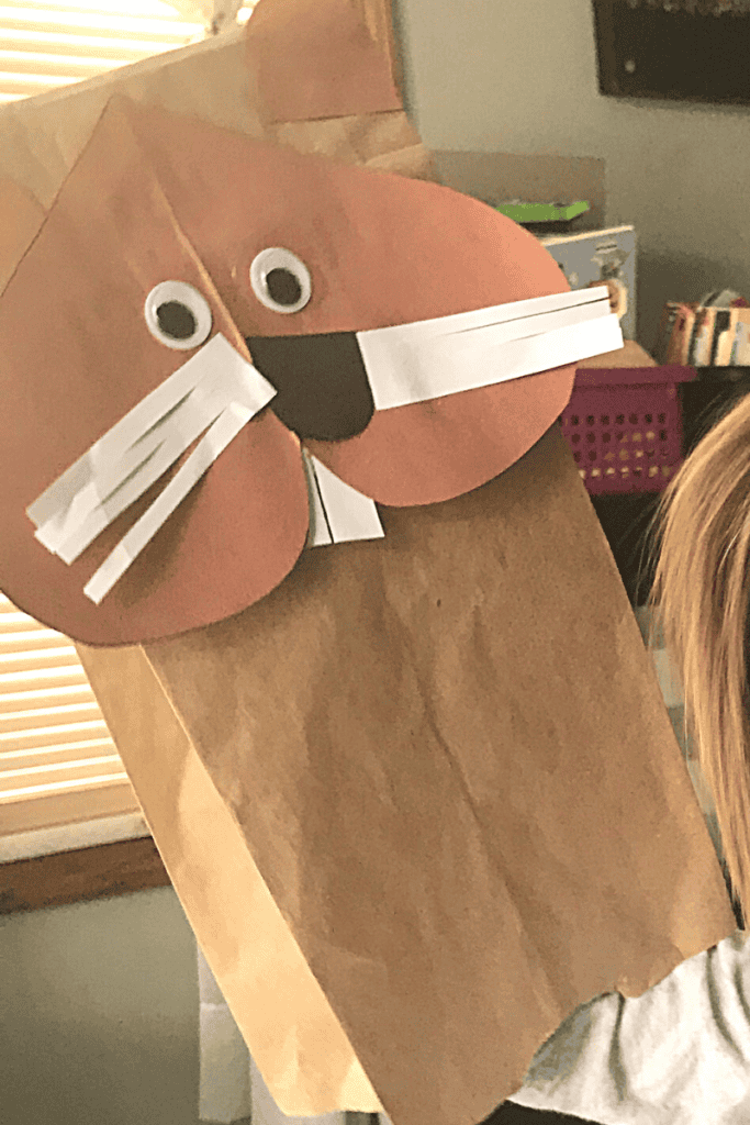 Groundhog Paper Bag Craft