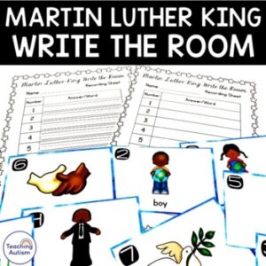 Martin Luther King Jr Write the Room MLK