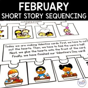 February Activities Sequencing Stories with Pictures